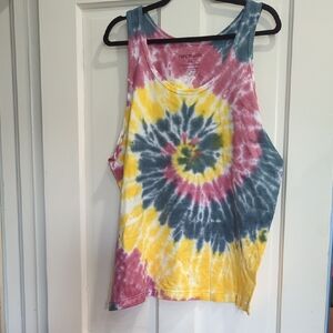 Paperbacks Yellow Pink Sleeveless Tank Top